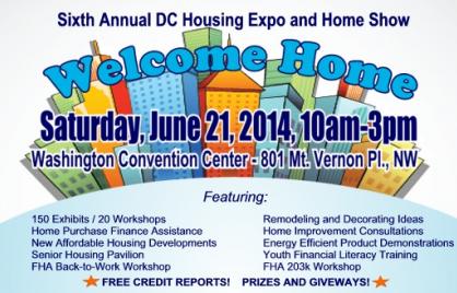 Sixth Annual DC Housing Expo and Home Show graphic